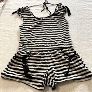 JOHNNY martin striped short romper size M. P/2/A1365